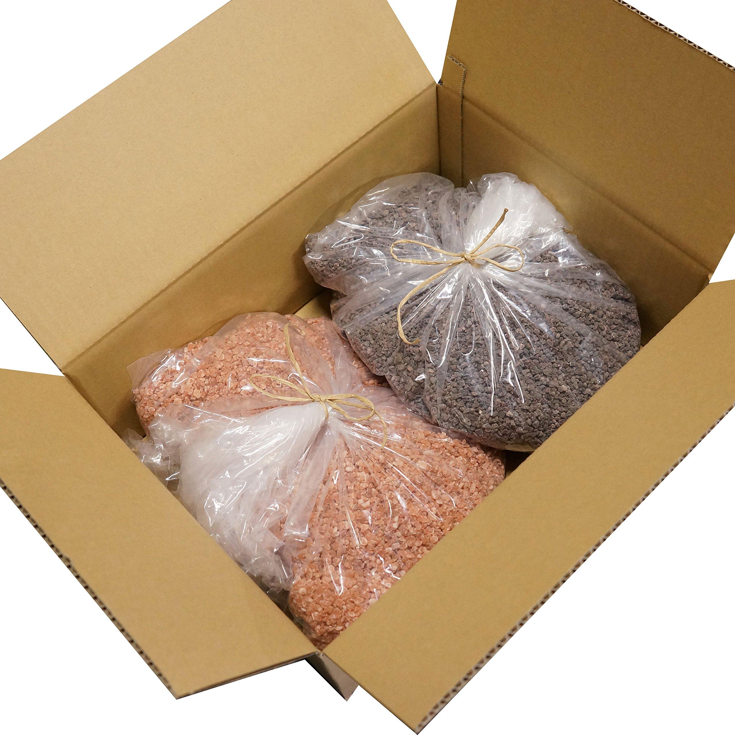 

Himalayan Rock Salt Pink Black Grain each 20kg Coarse Mill Ingredients only cannot be 10,000g [Black eaten]
