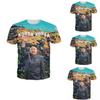 Moda Fresca Nueva Unisex Kim Jong Un Divertida Impresión 3D Casual Camiseta Top