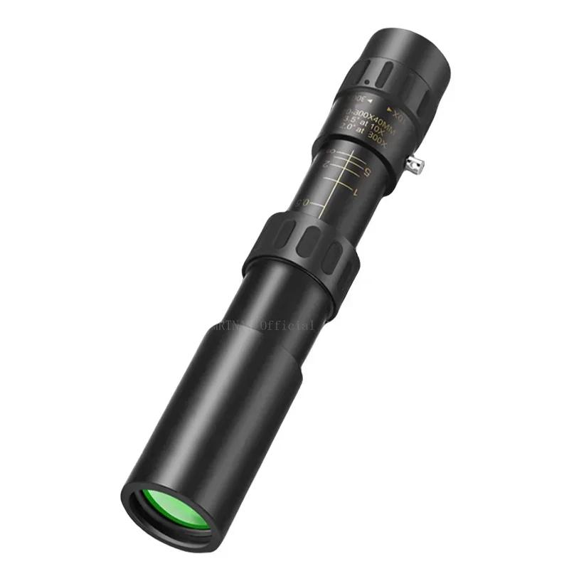 

10-300-кратний зум HD портативний міцний бінокль далекого радіусу дії професійний підзорна труба монокуляр телескоп низького нічного бачення для полювання