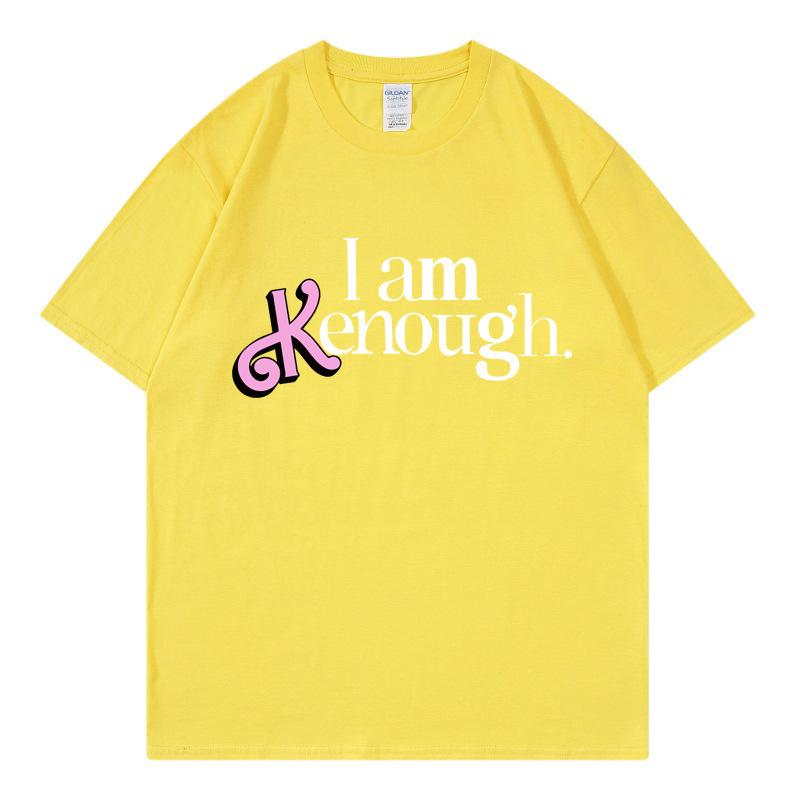 Letter Print Short Sleeve Loose Cotton Top Comfortable T-Shirts Women’s