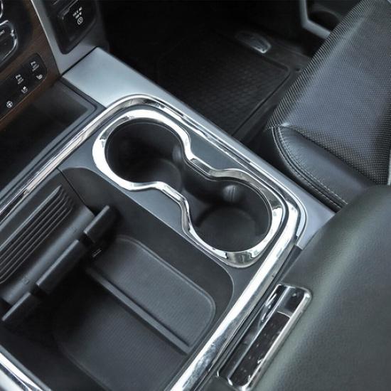 Capac Inel Decorativ Suport Pahare Față Mașină Pentru Dodge Ram 1500 2015-2017 Crom