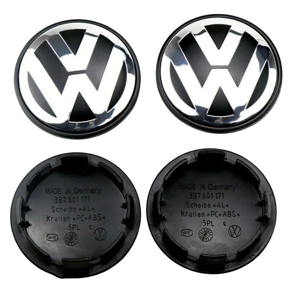 4pcs 55mm 56mm 65mm 70mm Wheel Center Hub Caps For VW Volkswagen Polo Golf 4 5 6 7 Touran CC Passat B5 B6 B7 accessories