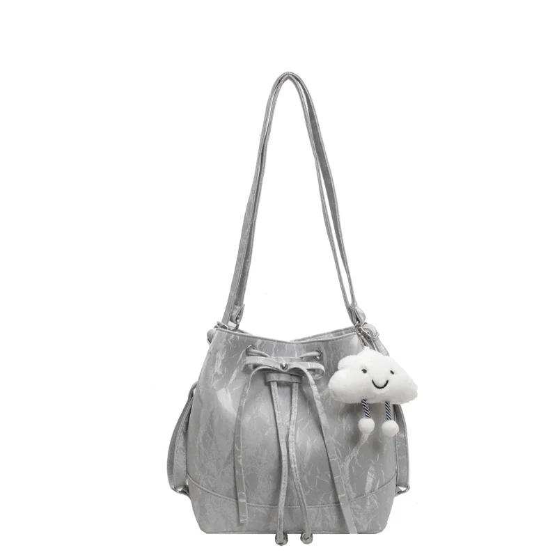 Mode Innenfach einfarbig weich cinta-on hochwertige Taschen für Damen lässige offene Tasche Plutonium Rucksäcke