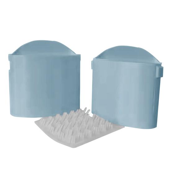 

Настенный коллектор для волос, многоразовый коллектор для волос с присоской для ванной комнаты, душа, ванны, стены синий