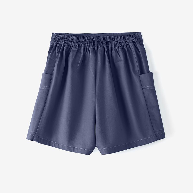 ZANZEA Women Summer Elastic Waist Loose Casual Short Pants