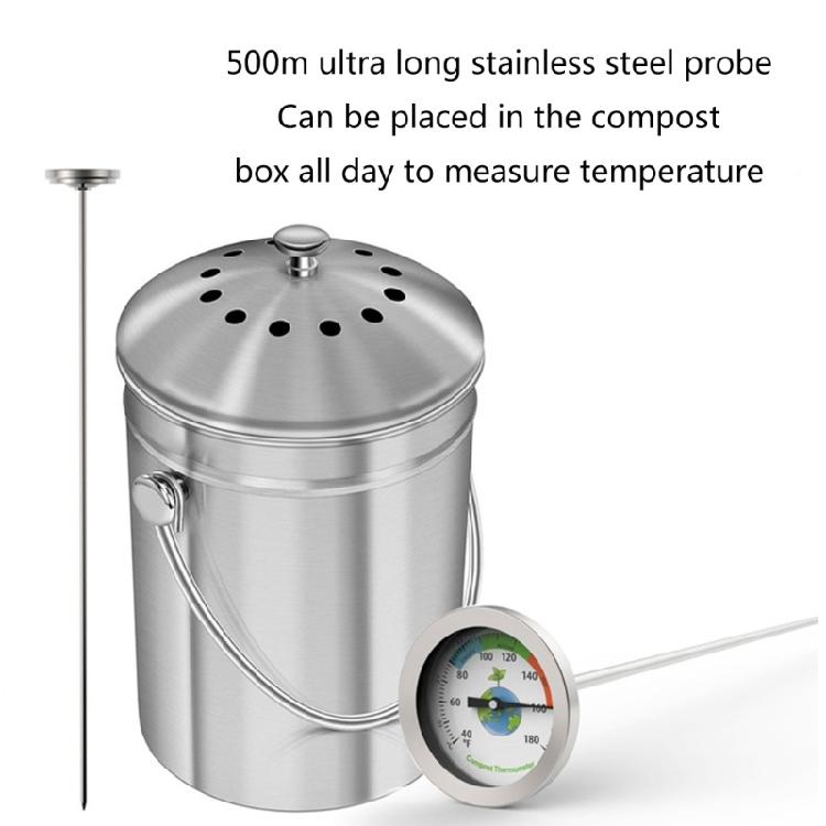 Precisions Temperature Measurement with Long Metal Probe Soil Thermometer