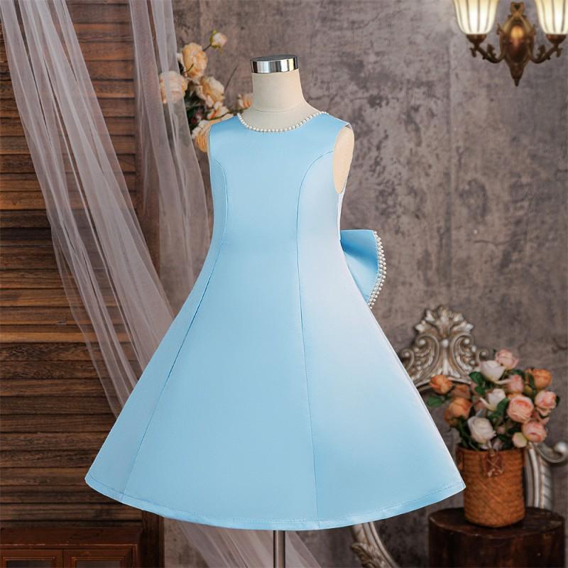 Girls Formal Dress Princess Tulle Gown Kids Performance Party Toddler To Teen Pageant