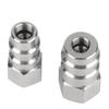 High/Low AC Fitting Port R12 To R134a Car Accessories Hassle Free Installation Car AC Quick Coupler Retrofits Conversion Adapter