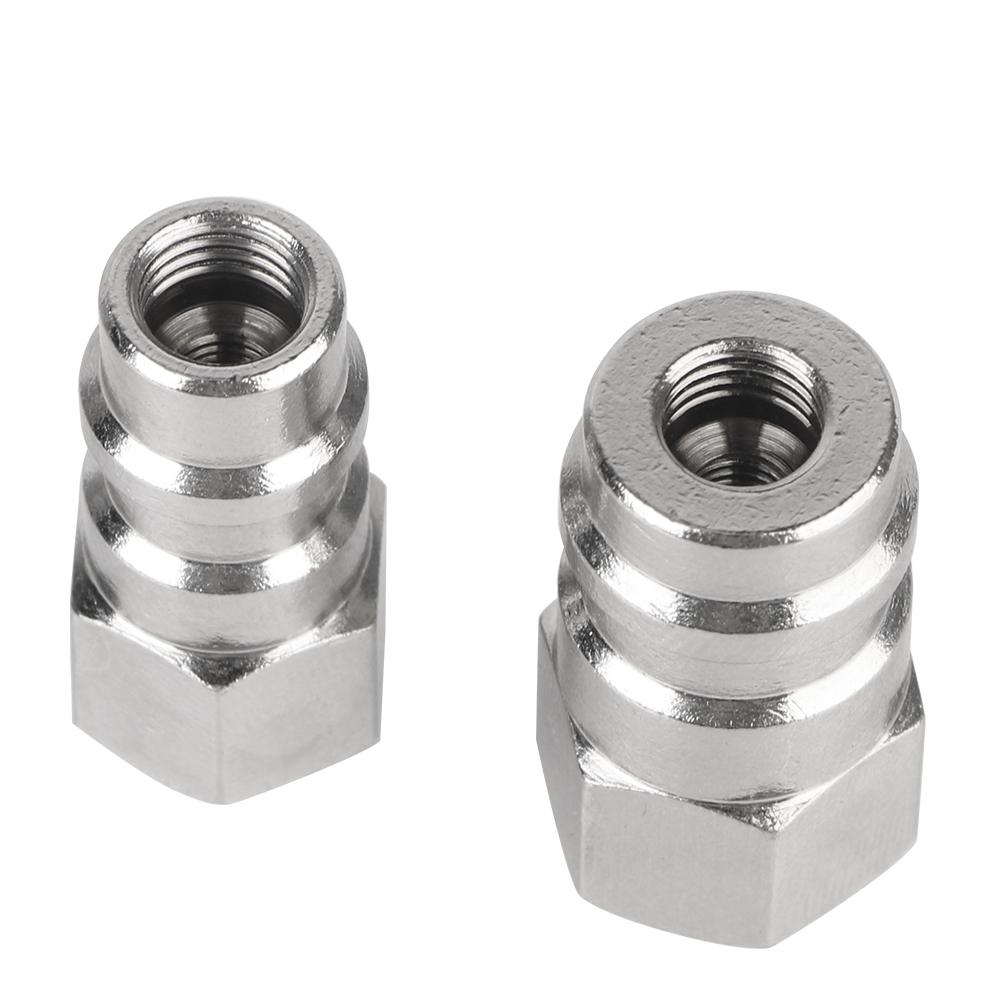 High/Low AC Fitting Port R12 To R134a Car Accessories Hassle Free Installation Car AC Quick Coupler Retrofits Conversion Adapter