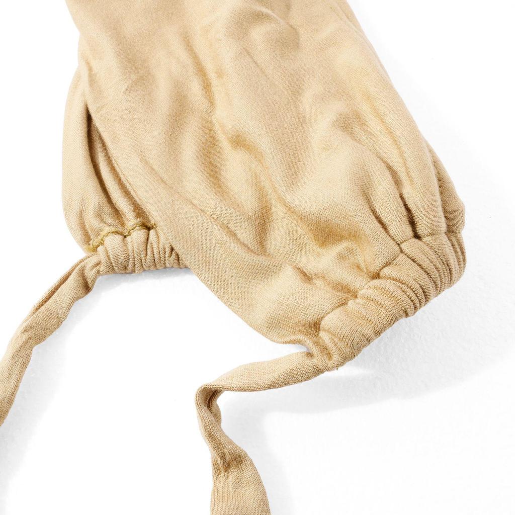 Adjustable Tuck-Away Mercerized Cotton Hair Cover Cap with Elastic Tie