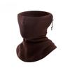 Outdoor warm scarf fleece ski mask fleece riding windproof hat drawstring thickened scarf cover autumn and winter