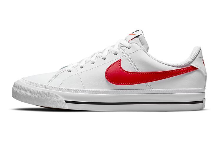 Nike Court Legacy  White University Red  GS DA5380-105 36