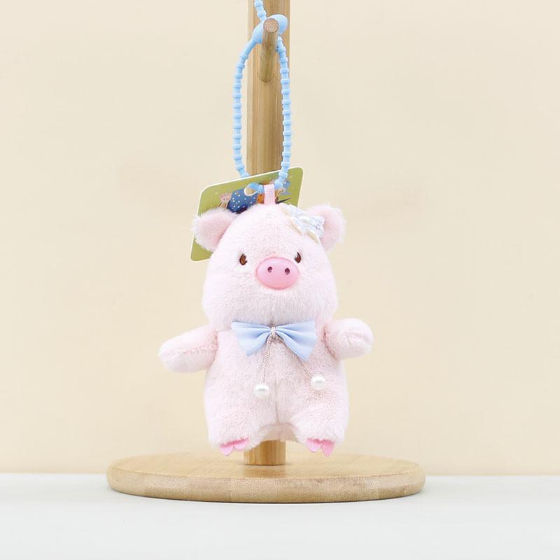 

Плюшевый брелок в виде свинки, мягкая игрушка с набивкой из ПП-хлопка для сумки девочки, подарок Bow