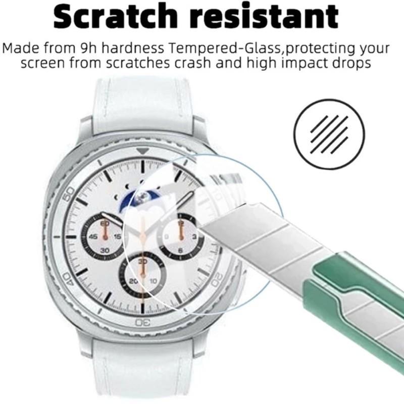 3PCS Premium Tempered Glass Film for Samsung Galaxy Watch 8 40MM 44MM 8 Classic 46mm Ultra 2 47mm