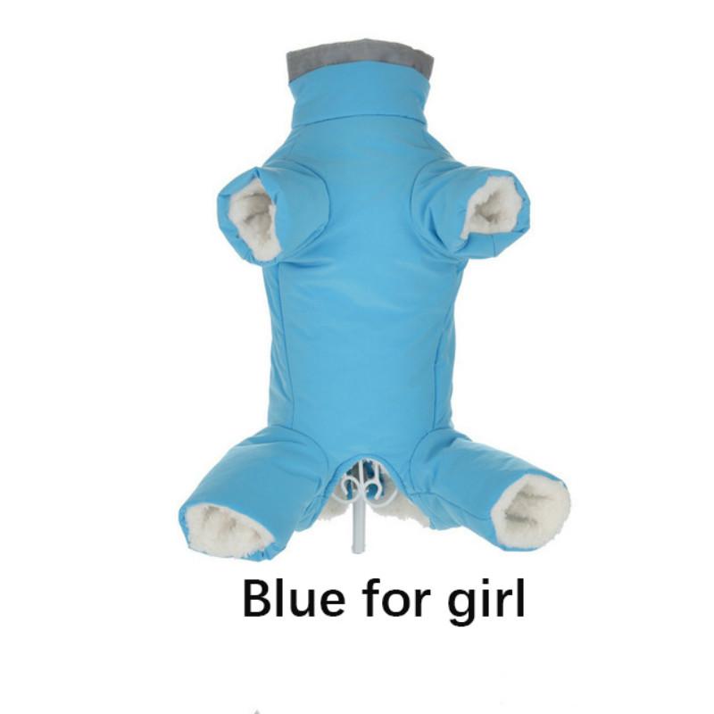 

Пальто для собак, зимние комбинезоны для собак, теплый водонепроницаемый комбинезон для домашних животных, брюки для мужчин и женщин, светоотражающая одежда для маленьких собак, одежда для щенков, пуховик 18#