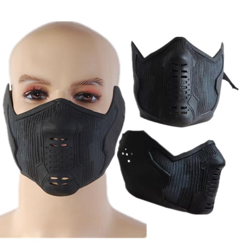 Cosplay maska Bucky Barnes Winter Soldier Pánská fantazijní latexová maska Masquerade Party Kostým Příslušenství Rekvizity