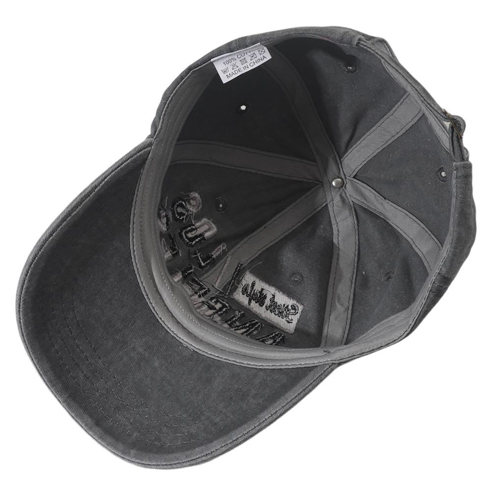 New Unisex Retro Letters Embroidered Baseball Cap Casual Sun Protection Peaked Caps For Women Men Outdoor Sunshade Hats
