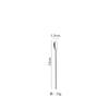 Stainless steel mixing spoon long handle coffee spoon dessert spoon creative ice spoon honey spoon milk tea bar spoon