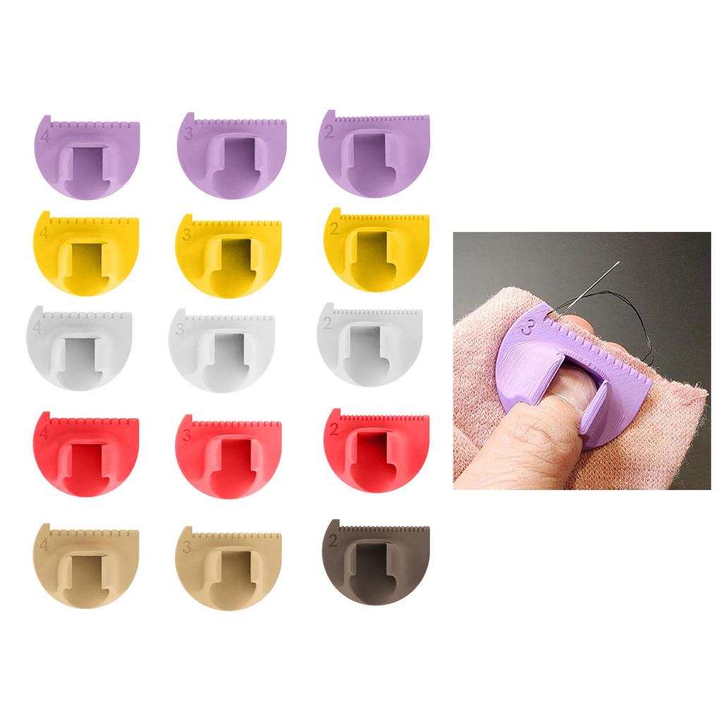 3Pcs Finger Quilting Ruler Patchwork Stitching Measuring Tool Professional Quilting Tool for Stitching Sewing Craft