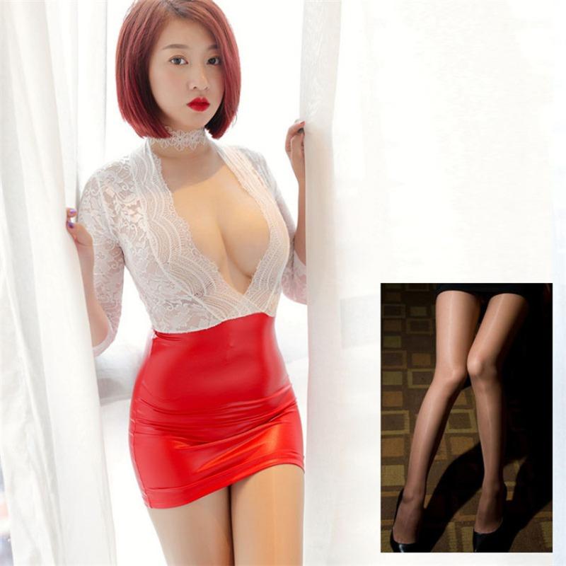 Krajková kožená sada sukně Sexy spodní prádlo Sexy hip Wrap Jednotný noční klub Model auta Malá prsa Sada spodního prádla pro dospělé