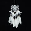 Nordic Dream Catcher Heart String Lights - Hanging Ornament for Weddings and Christmas