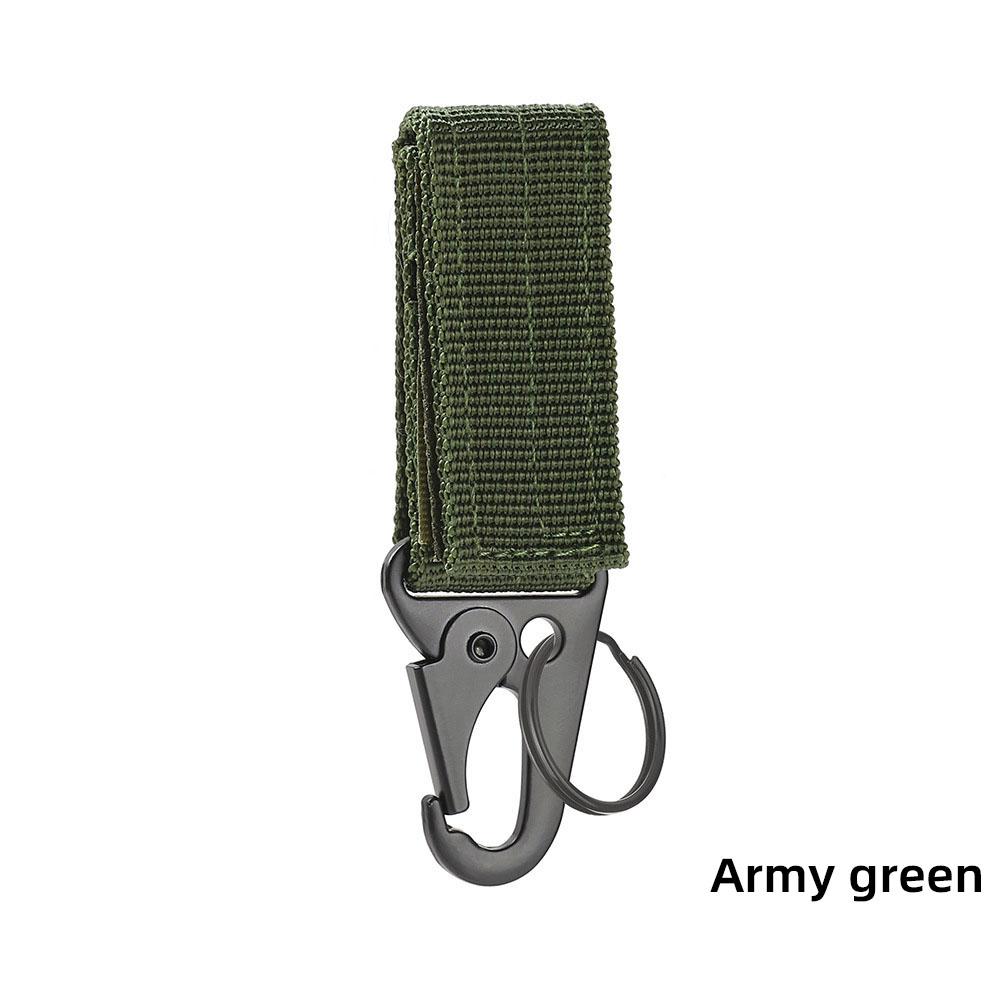 Carabiner High Strength Nylon Key Hook Military Webbing Buckle Hanging System Belt Buckle Hanging Camping Metal Accessories