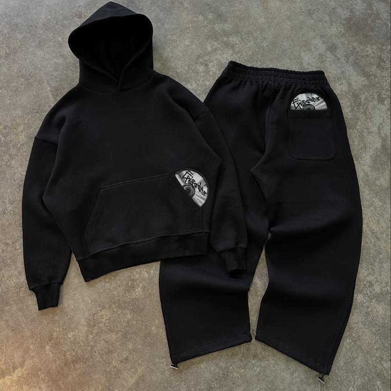 Europäische und amerikanische Retro-Street-Fashion-Sporthose für Herbst und Winter