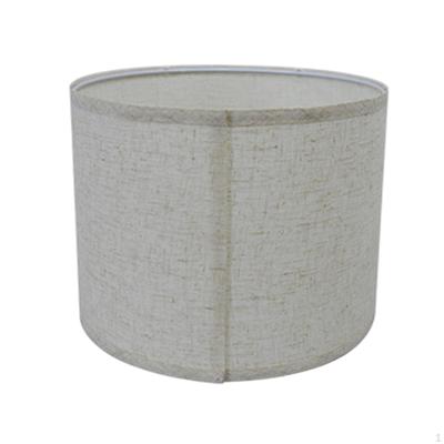 Drum Lamp Shade, Cloth Linen ,Classic Durable Hand Craft Cylinder ,Modern Barrel Lampshade for Table