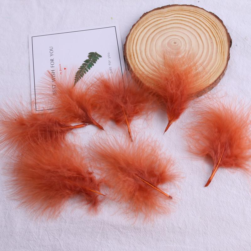 Blood vessel velvet feather turkey feather jewelry cat toy cat stick handicraft dream catcher decorative material