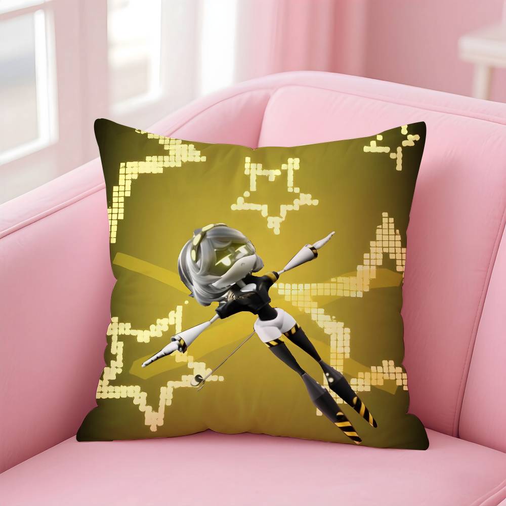ANIME m-Murder d-Drones Pillow Case Pattern Printing Pillowcase Living Room Sofa Cushion Cover Bedroom Room Decor