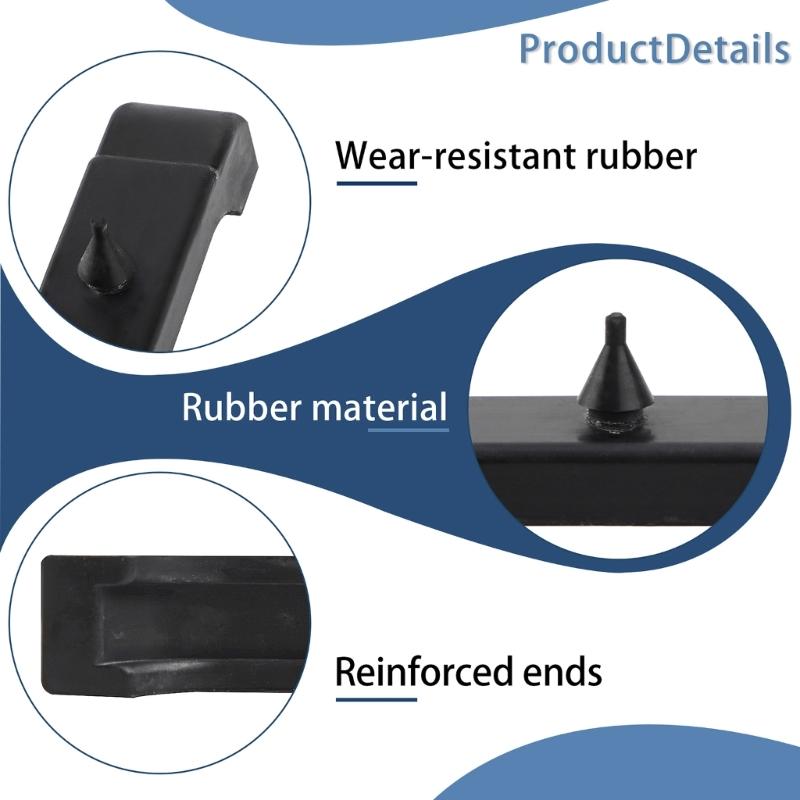 Radiator Mount Cushion Black Rubber 3 Core Radiator for 1968-1981