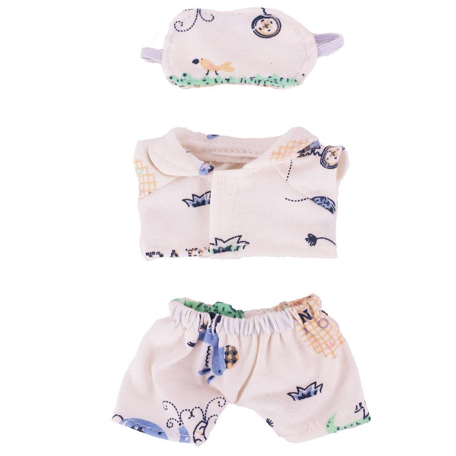 

Набор мини-аксессуаров для куклы 17 см для куклы Labubu Pop 3 шт./набор Кровать+Одеяло+Подушка Пижама Спальный мешок Кукольный домик Подарок,Игрушки для девочки