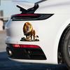 Majestic Lion Car Sticker Decal Vinyl Detachable Waterproof Outdoor Car Bumper Window Notebook Computer Decoration Car Accessories TM349