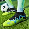35-45 Men's High-top Large Size Football Shoes Long Nail Anti-slip Resistance TPR Artificial Captain Outdoor Youth Children Football Shoes
