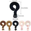 Flexible Shape Cushions Pillow,Soft Cotton,3D Question Mark Pillow Neck Pillow Neck Relief for Office Travel Use