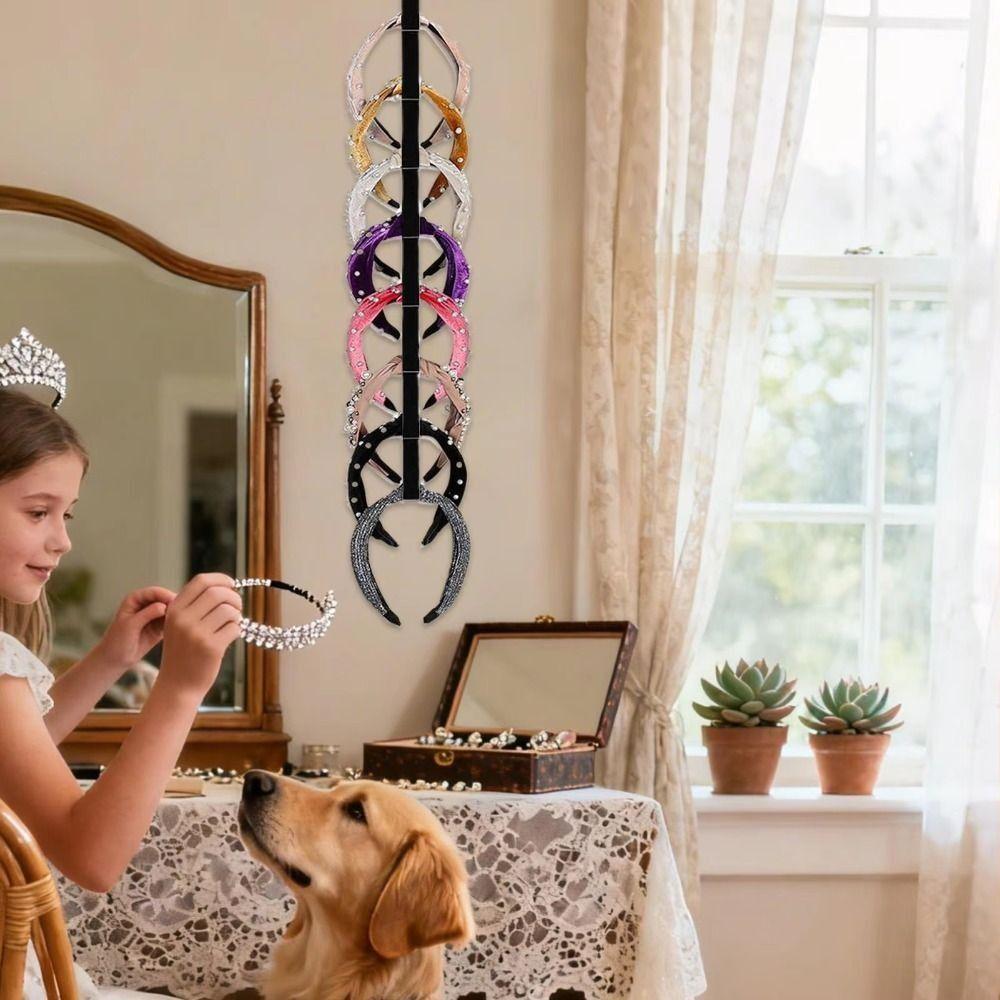 Wall-Mounted Headband Organizer Space Saving Wall Headband Holder Headband Storage Holder Closet