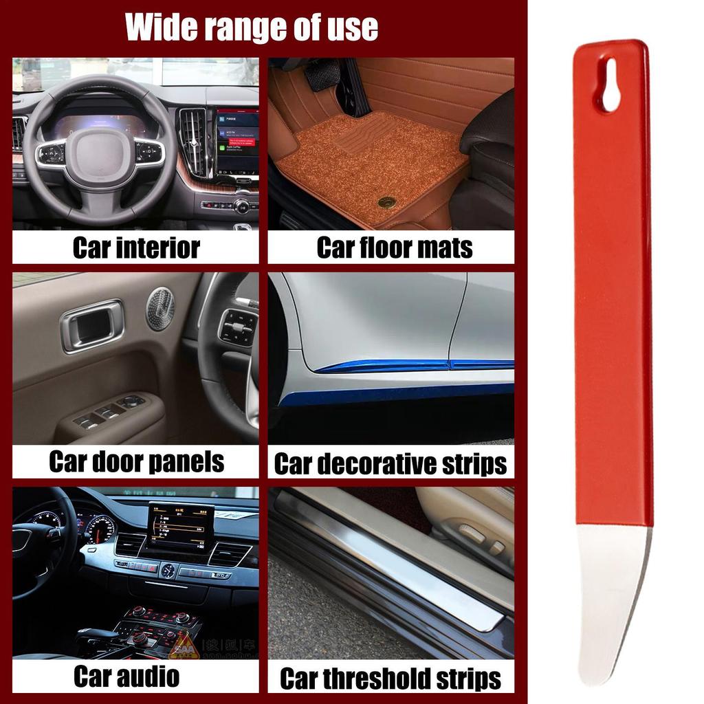 Car Trim Removal Tool Stainless Steel Car Removal Tool Kits Car Door Clip Panel Trim Dash Auto Radio Metal Removal Pry Tool