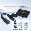 Pd 9V Usb C To Dc 5.5X2.1Mm Center Negative Power Cable For Famicom Sfc Md1 Genesis1 Pcengine Us Nes Retro Game Console