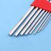 8Pcs Allen Wrench Metric Wrench Inch Wrench L Wrench Size Allen Key Short Arm Tool Set Easy To Carry In The Pocket