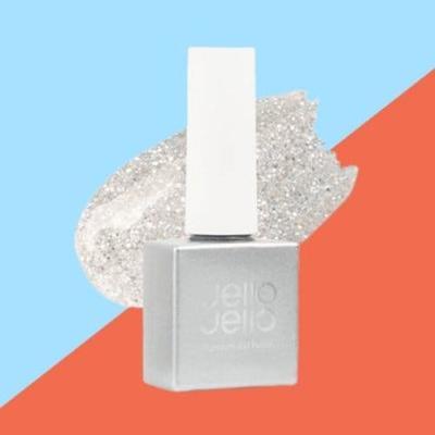 Gelo Gelo Glitzer Gel Nagellack JG-16 Holosilber