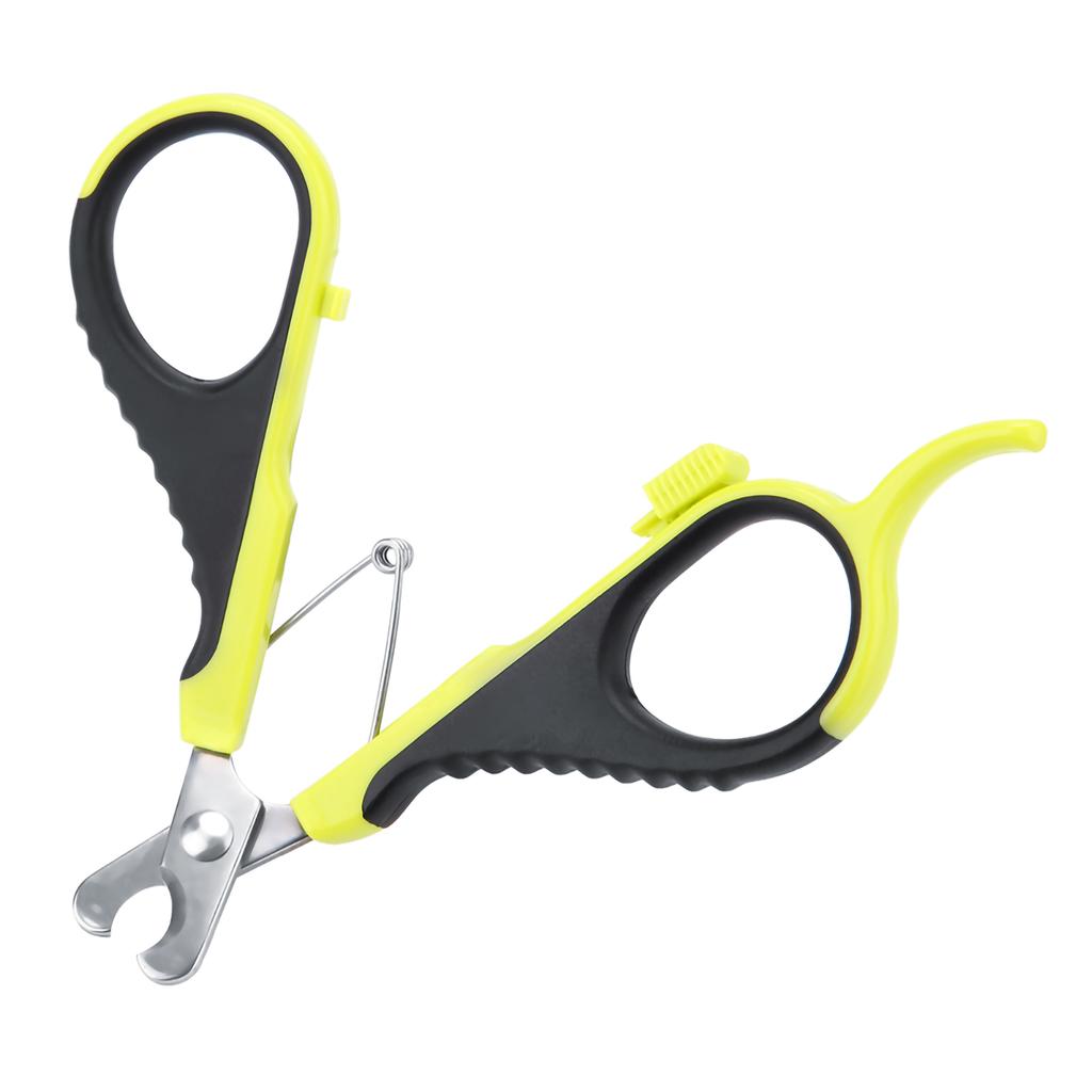 Plastic  Useful Safe Hlthy Pet Spring Nail Clipper for Dog Cat