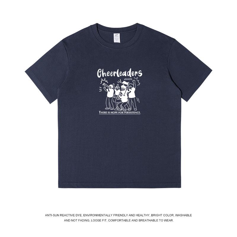 2025 Summer Men Women T Shirt Fashion Cotton Tee Heart Print Short Sleeve Brand Oversized Tshirt Top Luxury