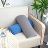 New Polyester Half Moon Bolster Pillow Ergonomic Design Cotton Ankle Support Pillow Versatile Use Soft Lower Back Support Pillow