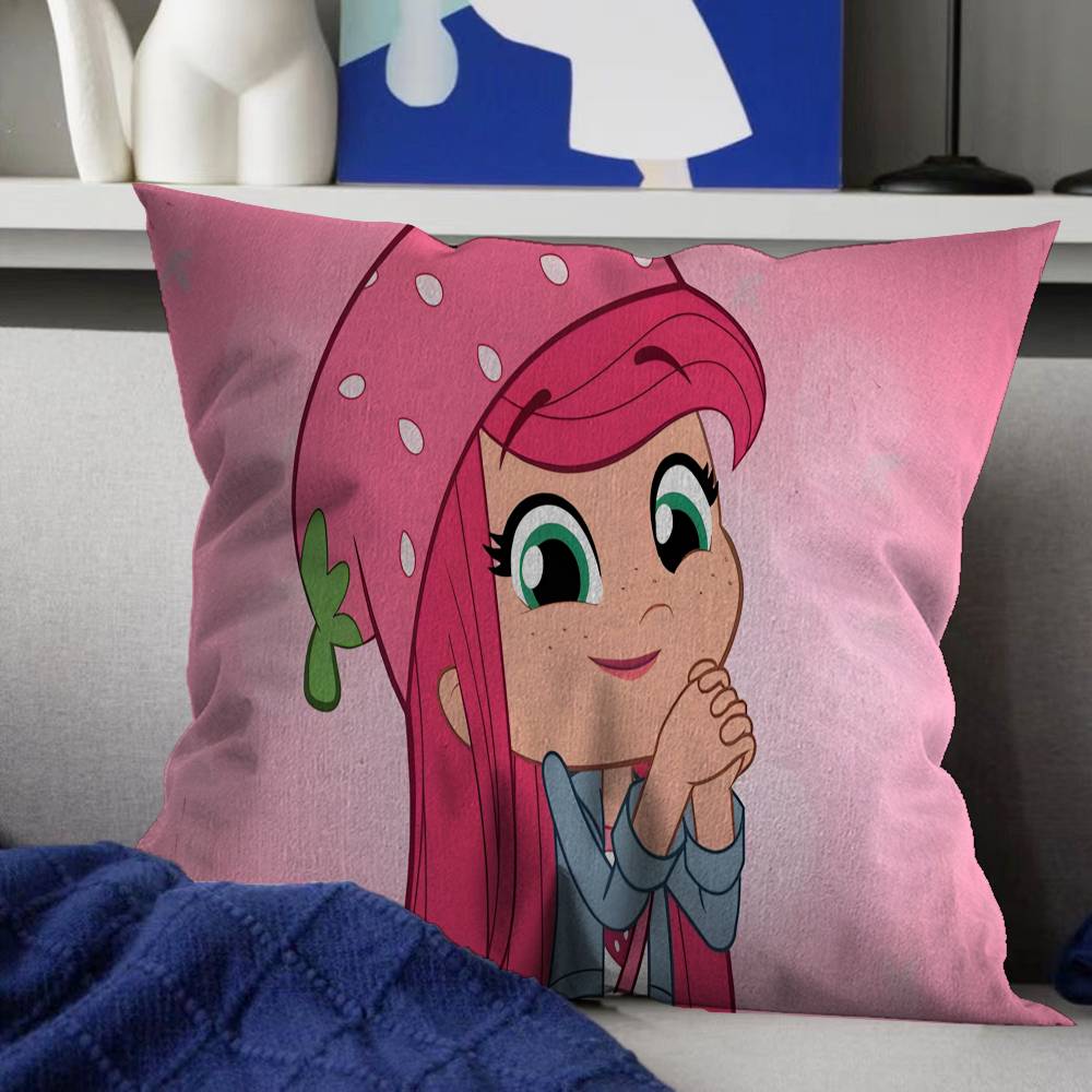 

Classic Animation SStrawberry SShortcake Anmie Pillow Cushion Cover Pillowcase Living Room Sofa Home Decor Customized 30x30 cm