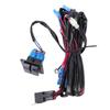 LED Light Bar Wiring Harness Kit 16AWG On Off 2 Gang Rocker Switch Panel Power Relay Fusing Terminal Block for ATV Car