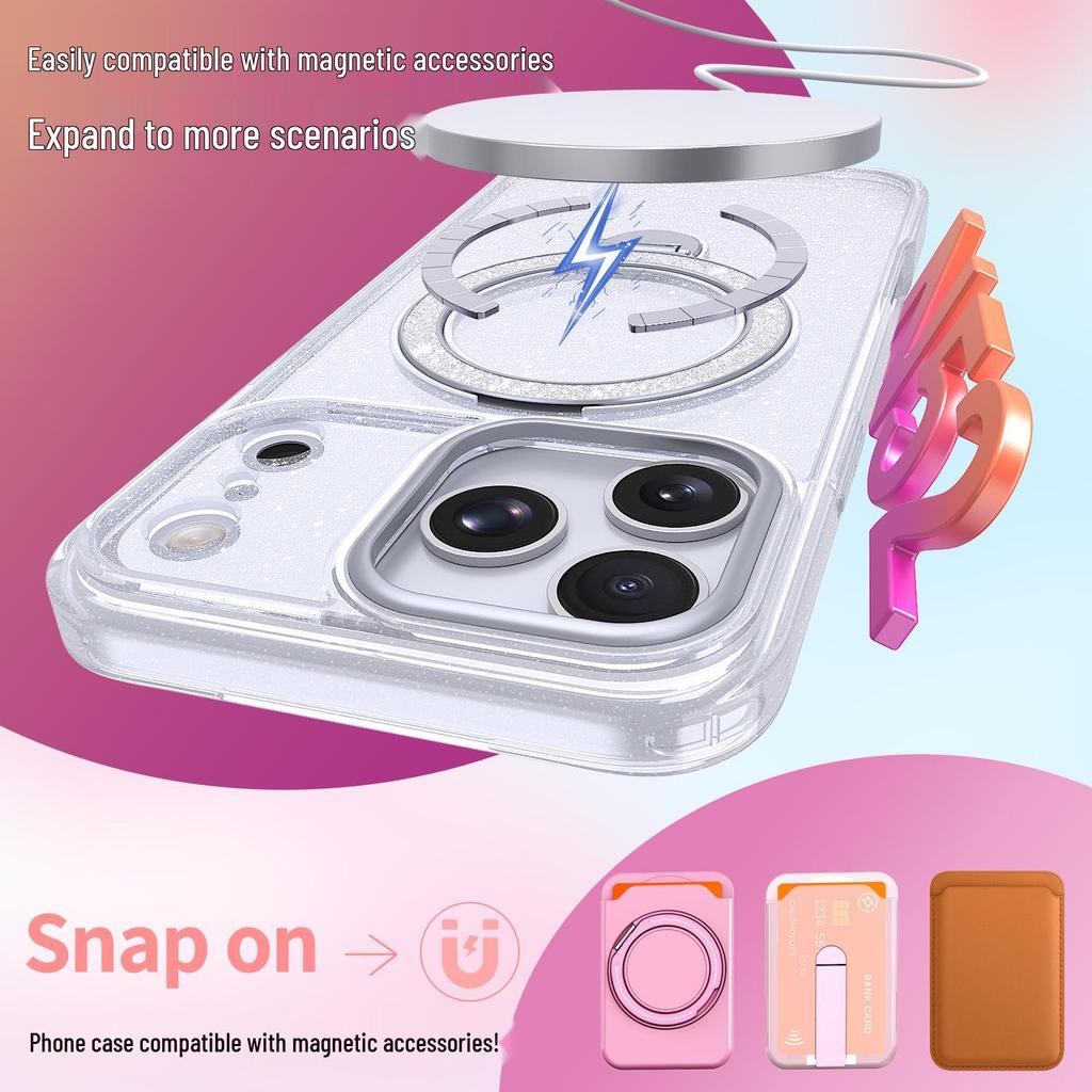 iPhone 17 Polaris Series Drop-proof Magnetic Stand Protective Case