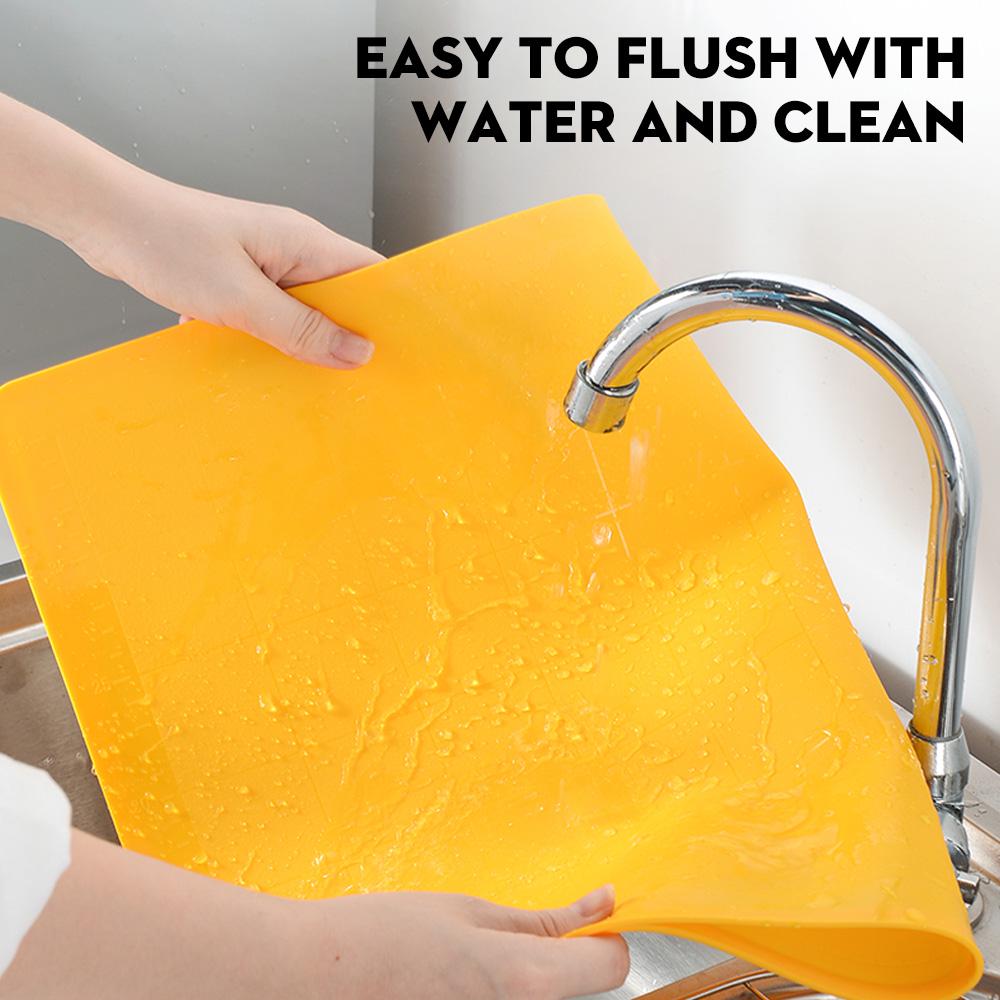 Silicone Baking Mat Dough Pad Bake Pad Rolling Pin Dough Scraper Dough Cutter Non stick for Bake Pizza Cake