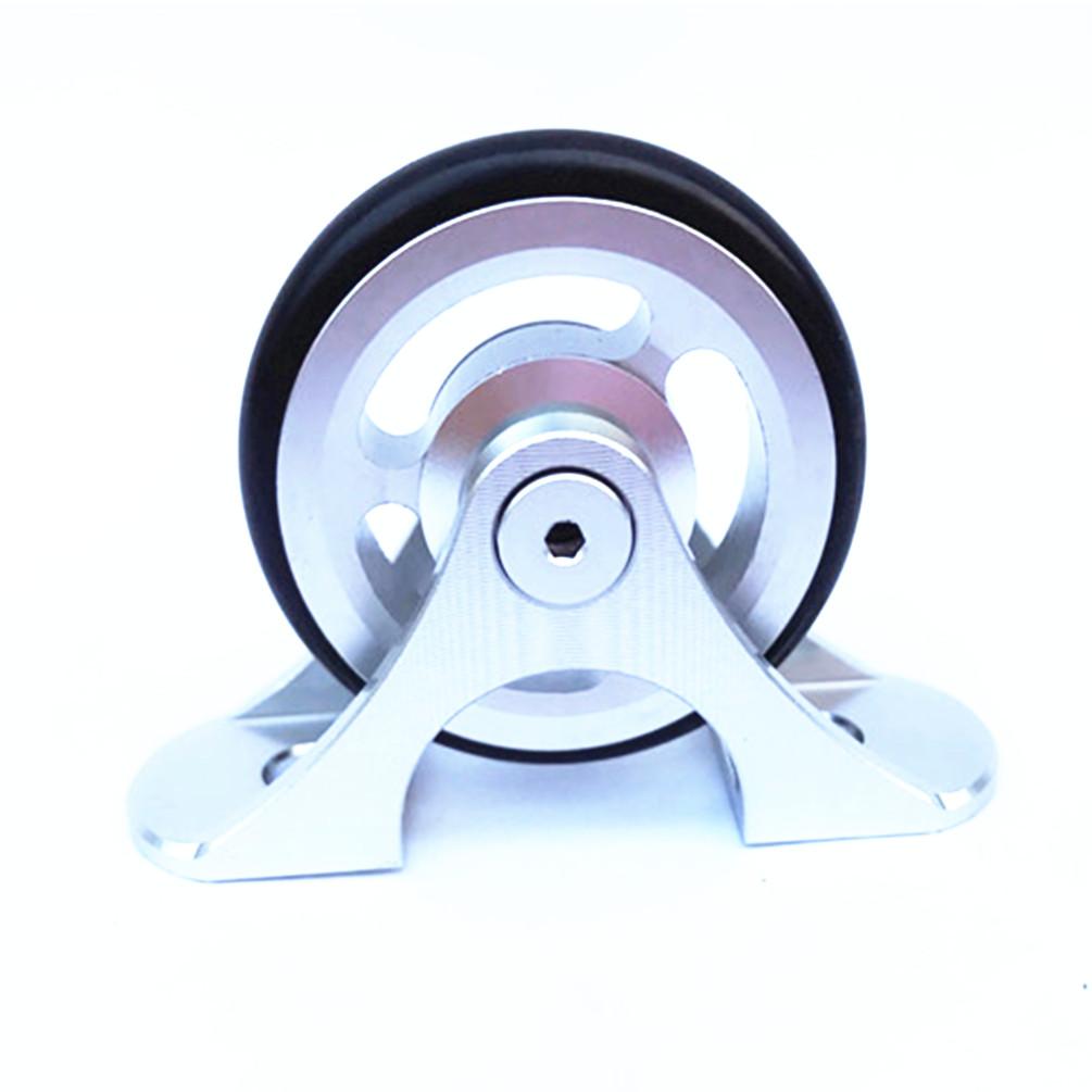 Folding Bike Mudguard Bearing Easy Wheels Ultralight Aluminum Alloy Rubber Mud Removal Wheelset For Brompton Bicycle Accessories серебряный