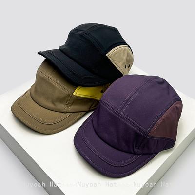 Color Block Quick-dry Short Eave Baseball Hats Sunshade Simple New Men Women Versatile Ins Fashion Outdoor Peaked Caps Travel