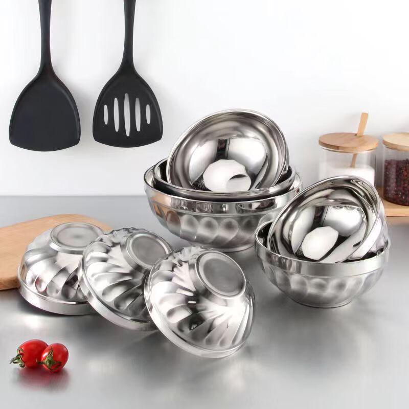 LETGANT Double-Layer Insulated Stainless Steel Bowl